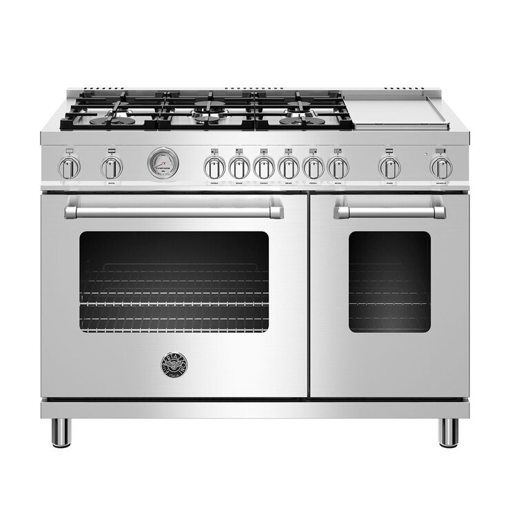 Bertazzoni Estufa de gas 48" 6 quemadores — Imagen 1 de 4