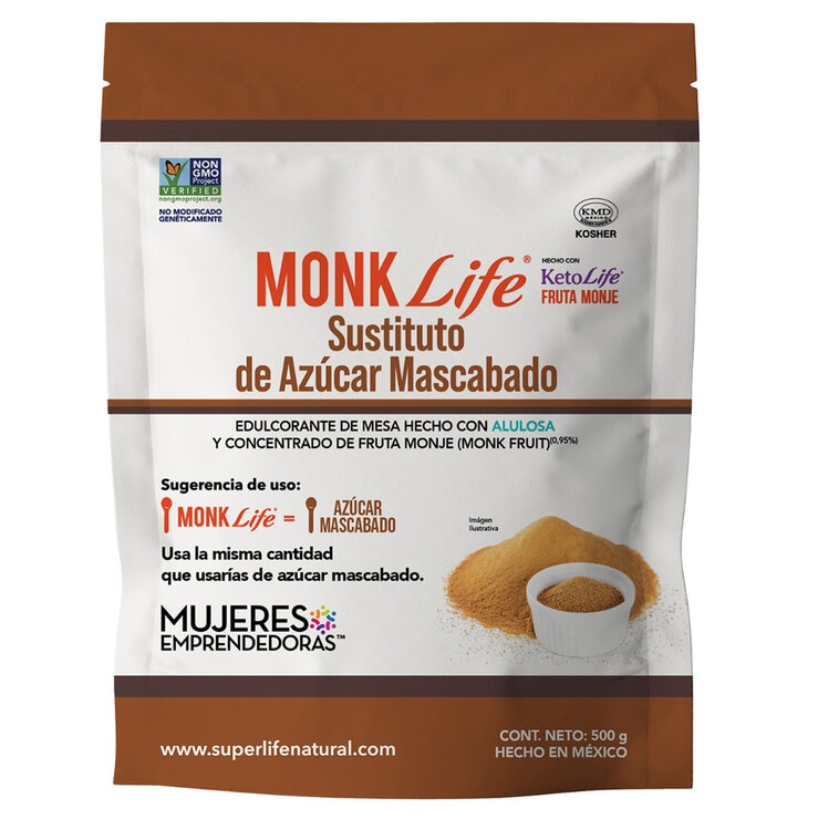 Monk Life Sustituto de Azúcar Mascabado 500 g — Imagen 1 de 3