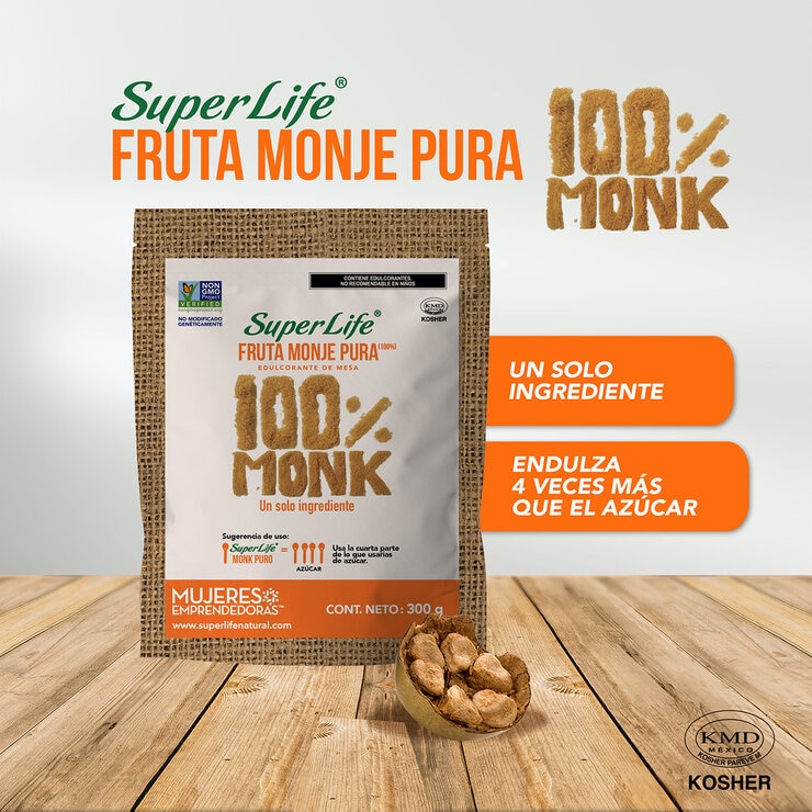 Super Life Fruta Del Monje Pura 300 g — Imagen 2 de 3
