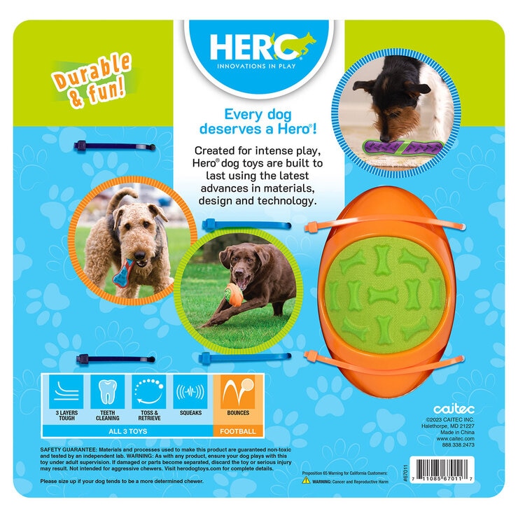 Caitec Hero Juguete para Perro 3 pzas   — Imagen 4 de 4